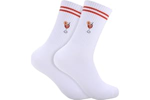 Yemmert Aperol Geschenk Aperol Socken für Damen Herren Weihnachten Lustige Tennissocken Sportsocken Crew Socks Accessoires