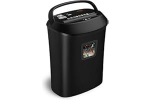 VidaTeco Cross-Cut Paper Shredder 14-Sheet Shreds Paper/Card/Staple/Clip Paper Shredder for Home Office Security Level P-3 Jam Proof System 25L Pullout Basket