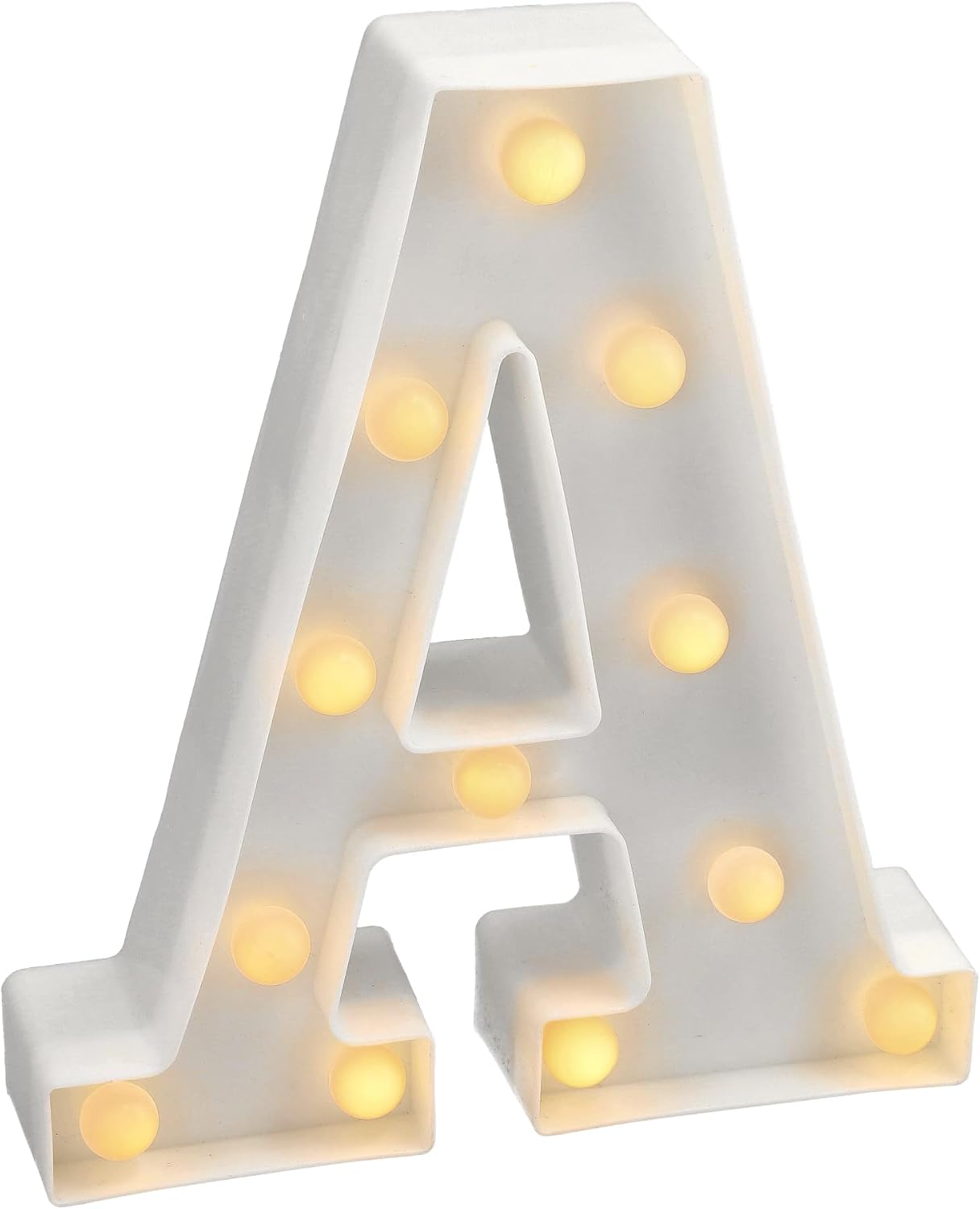 Qualité de Fabrication & Durabilité : Jandei - Letras LED Iluminadas Letra A con Lu