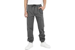 YOUNGSOUL Jungen Cargohose aus Baumwolle Kinder Cargo Jogger Hose Freizeithose mit Gummizug