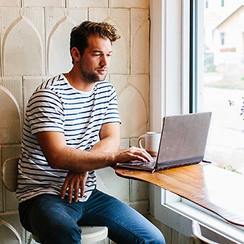 Twelve South BookBook V2 Lederh  lle  mit innenliegendem Fach  f  r 15 Zoll MacBook w Touchbar  Thunderbolt 