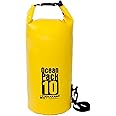 APURK Heavey- Duty PVC Waterproof Ocean Pack Dry Bag 10 Liter for Outdoor Boating, Hiking, Camping, Rafting, Fishing, Snowboarding and Backpacking