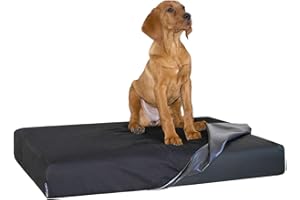 tierlando Quick-Cover Medic Matratzenschoner | 4-eckig Matratzenschoner Goofy | Pluto | Linus | Anton | Scotch (XL - 115 x 80 x 8-20 cm, 03 Schwarz)