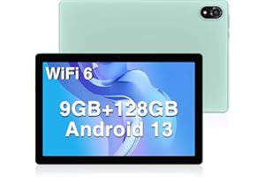 DOOGEE U10 Tablet 10 Pollici, 9GB RAM+128GB ROM/TF 1TB Tablet Android 13, Tablet Google GMS | Bluetooth 5.0 | WiFi-6 | 5060mAh | 1280 * 800 | 5MP+8MP | Widevine L1 | TÜV Certificato