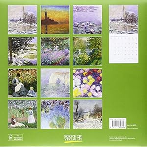 Claude Monet 2016: Broschürenkalender mit Ferienterminen