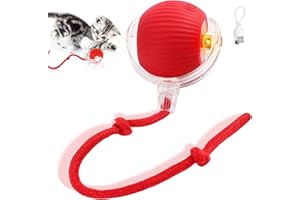 71NMLY Giocattolo Interattivo Per Gatti,Palla Elettrica Per Gatti,Rolling Smart Ball Per Gatti E Cani,Giocattolo Per Gatti,Giocattolo Elettrico Con Usb,Cat Balls For Playing Spazzola Multifunzionale