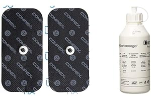 Compex Electrodes 1 Snap 5x10 Sachet de 2 electrodes 5x10cm & Gel 250 GR
