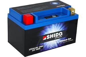 SHIDO LTX14-BS LION -S Lejon S-batteri Litium, Jonblått