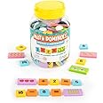 Learning Resources Math Dominoes - Addition & Subtraction, Ages 3+, Maths Games for Kids, Numbers, Operations and Picture Dominoes, Math Resources, Dominoes Game