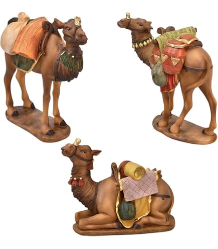 Natività con 9 soggetti - statuette per il presepe