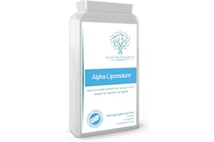 ‎SWISS BIOENERGETICS Alpha-Liponsäure 300mg, 120 Kapseln, Dual ALA (sowohl R-ALA als auch S-ALA), hergestellt in Großbritannien.
