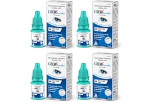 I-DEW Soothe Eye Drops – Day-Time Gentle Relief for Dry, Tired & Irritated Eyes | Contact Lens Friendly | Long-Lasting Hydration | Hypromellose 0.7% | Preservative-Free | 10ml (Pack of 4)