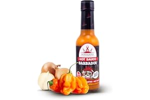 Poppamies Sauce piquante avec goût de Barbade Caraïbes - Sans gluten Sans lactose - Piquant : 6/10-150ml