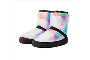 KAISUN Ballett Warm Up Boots, Damen Warm Up Bootie Tanzschuhe, Winter-Aufwärm-Trainingsschuhe, Erwachsene Stiefel, Jazz-Tänzerin(Dazzle Color,S(36-38))