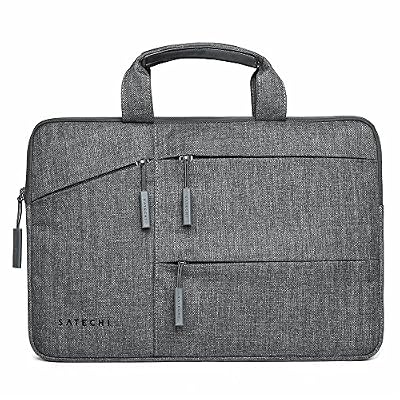 SATECHI Sacoche de Transport pour Ordinateur Portable résistante à l’Eau avec Pochettes, Compatible MacBook 2015/2016, MacBook Pro 13", Microsoft Surface Pro, Samsung Chromebook et Plus (13)
