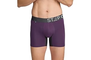 STEP ONE Mens Underwear Trunk Briefs, 1 Pair, Underwear for Men, Moisture Wicking, 3D Pouch + No Ride Up Trunk Briefs for Men
