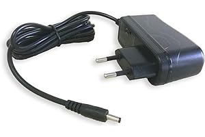 Foscam Original 5V 2A Netzteil mit EU Stecker, DC (3.5x1.5mm Klinke) - Schwarz, Kompatibel mit R2/R4/FI9826P IP Kameras und Mehr