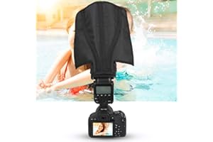 EBTOOLS Riflettore fotografico Diffusore riflettore standard Riflettore di fotografia Speedlite per diffusore Softbox Flash pieghevole universale in plastica