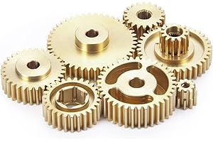 AXspeed Kit de boîte de vitesses 1/14 en laiton pour tracteur Tamiya camion escalade remorque Cargo RC voiture