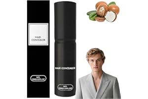 SHUNJIAN 50ml Hair Concealer Cream,Hair Concealer,Hair Dye Stick,Root Cover Up Stick,Root Concealer,Enhance Hairline,Natural Volumized Look,Suitable for Women and Men,Long-Lasting and Styling(Black)