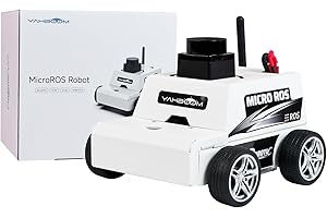 Yahboom MicroROS Robot Kit Virtual Machine PC Control ROS AI Visual Recognition, SLAM Mapping Navigation, with WiFi Camera Module Face Detection, OpenCV (version standard)