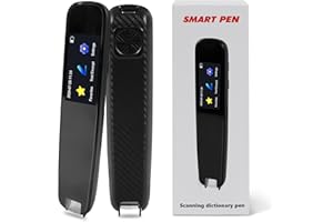 CONBLOM Scan Reader Pen, 112 Language Translator Device, Smart Digital Reading Pen for Dyslexia, Elderly, Kids, Students, Supports Voice, Scan, Text to Speech Reading Pen (Black)