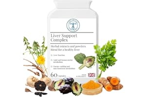 Complementary Supplements - Liver Support Complex - Liver and Gallbladder Health Formula - Traditional Herbal Blend – Artichoke, Dandelion, Burdock, Flax Seed - 60 Capsules