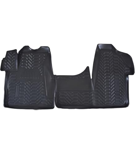 Tapis Caoutchouc Avant Pour Renault Clio II (1998-2005) - Meilleure Couverture Que Les Universels, Antidérapant, Facile à Nettoyer