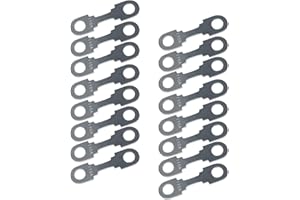 HYRYC Streifensicherungen Blattsicherung Flachsicherungsstreifen 16 Stk Auto Sicherung 30A 40A 50A 60A 70A 80A 100A 125A 150A 200A Maximale Spannung bis 32V, für PKW Wohnmobil (110A)