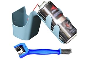 Geteawily Boîte À Nettoyage Chaîne Moto - Brosse Nettoyage De Moto - Brosse Chaine Moto - Outil De Nettoyage De Chaîne - Brosse Chaine Moto Kit De Brosses De Nettoyage