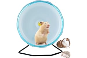 iFCOW Laufrad für Hamster, 21 cm Haustier Maus Mäuse Rennmaus Ratten Silent Running Spinner Übungsrad Spielzeug