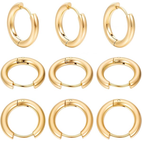 COYUN 6 Paires De Supports Magiques Pour Boucles D'oreilles – Rehausseurs Hypoallergéniques Pour Boucles Lourdes – Femme – Argent