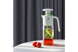 YUEHUAMECH Bottiglia miscelatore per condimenti per insalata, 300 ml, shaker per condimenti per insalata, vinaigrette, bottiglia shaker per insalata, contenitore per mescolare succhi e ketchup