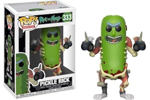 Funko POP! Animation: R&M-Pickle Rick – Rick and Morty – vinyl samlarfigur – presentidé – officiella varor – leksaker för bar