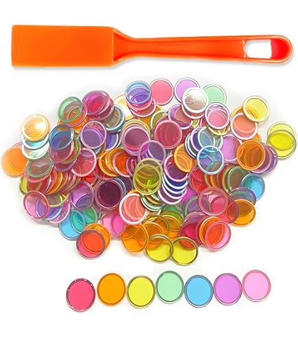 Kit bingo : 100 jetons et 1 bâton magnétique - Jeux et jouets France