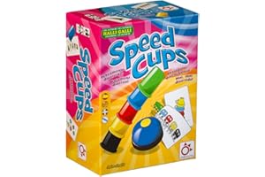 MERCURIO DISTRIBUCIONES Mercurio - Speed Cups | Juego de Habilidad y Reflejos | Incluye Cubiletes y Timbre | Tiempo Aproximado 15 min| a Partir de 6 Años | para 2 a 4 Jugadores