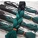 Instylehair Ombre Jumbo Synthetic Hair Extension 24" 1pcs lot Multi Color Straight Braiding Hair Pieces 100g (1b Green)