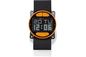 Gill Stealth Race Timer - Sailing Watch & Compass - Black/Orange