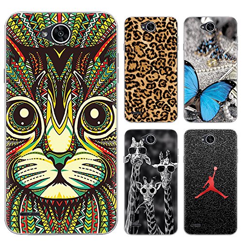 Funda Silicona LG X Power 2  DeepELE Colorido Dibujo Amigable Medio Ambiente Suave Shakeproof Protector Carcasa Patr  n Encantador  LA TORRE EIFFEL