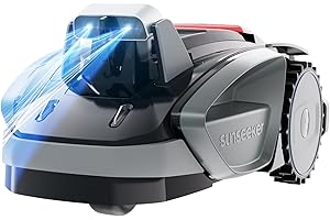 Sunseeker V3 Plus Robot Tagliaerba Senza Filo Perimetrale 1000 m², Vision AI, Doppio Occhio, Pendenza 42%, Controllo Tramite APP, Tagliaerba con Un Solo Clic