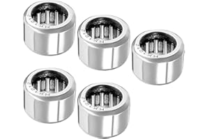 Kozelo 5pz HK1212 Ago Rullo Cuscinetti - [12mm x 18mm x 12mm] Aperto Estremità per Riduttore Uso Cromo Acciaio Rulli