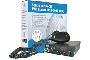 Odbiornik/nadajnik CB PNI Escort HP 8001L regulowana funkcja blokady ASQ 4W + HS81L