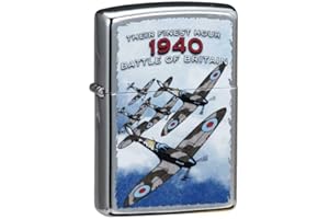 ‎ZIPPO Zippo Feuerzeug Battle of Britain 1940 WW2 Airplane Spitfire