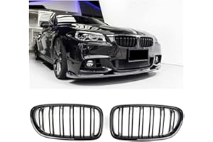 ‎GCP GCP PASST FÜR 5ER F10 F11 SPORT KÜHLERGRILL DOPPELSTEG GRILL GLANZ SCHWARZ