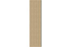 Tuda Grass Direct Luxury Acoustic Wall Slatted 3D Wood Veneer Panels Series 1-240cm x 60cm - Oak