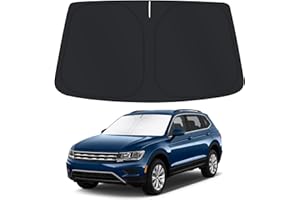 D-Lumina Parasol para Parabrisas para Accesorios V.olkswagen Tiguan L 2018, Parasol para Parabrisas Delantero, Protector de Parabrisas de Coche contra los Rayos UV, Plegable y Portátil