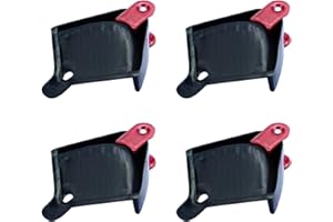 QENETY Car Hose Guide, Car Wheel Hose Guide, 4pcs Plastic Car Wash Hose Roller, Car Wheel Hose Slide Rollers Avoid Snagging (Black)