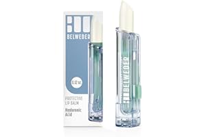 BELWEDER Baume à lèvres à l'acide hyaluronique - Soin et protection - Hydratation et régénération - Baume à lèvres transparent pour hommes et femmes