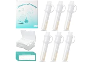 PORFOYO 6 Colostro Colostro Colostro Kit Colostro Colostro 6 ml Riutilizzabile Colostro Collector in Silicone Impermeabile