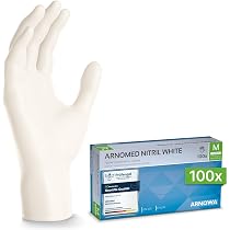 100x ARNOMED® Einweghandschuhe S, Vinyl Handschuhe, Einmalhandschuhe | Handschuhe Einweg puderfrei, Gummihandschuhe Einweg latexfrei, Einweg Handschuhe, Einmalhandschuhe in S, M, L, XL bei Günstiger Preis